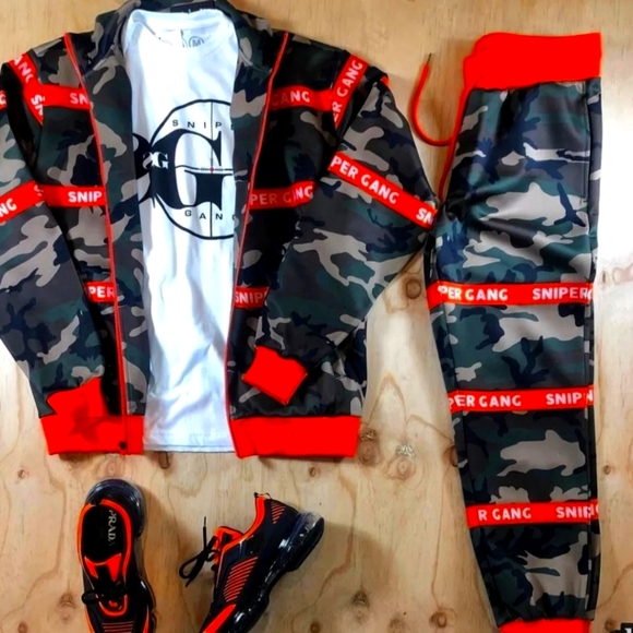 Sniper Gang CAMO SET SIZE MEDIUM Deadstock HTF π₯ THICK QUALITY! - Picture 1 of 5